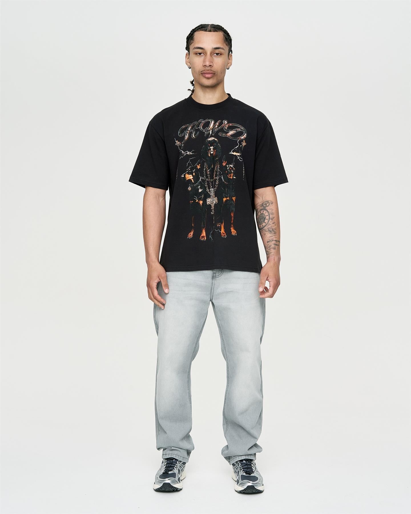 Mens Studio Dogs of Sin T-Shirt Black