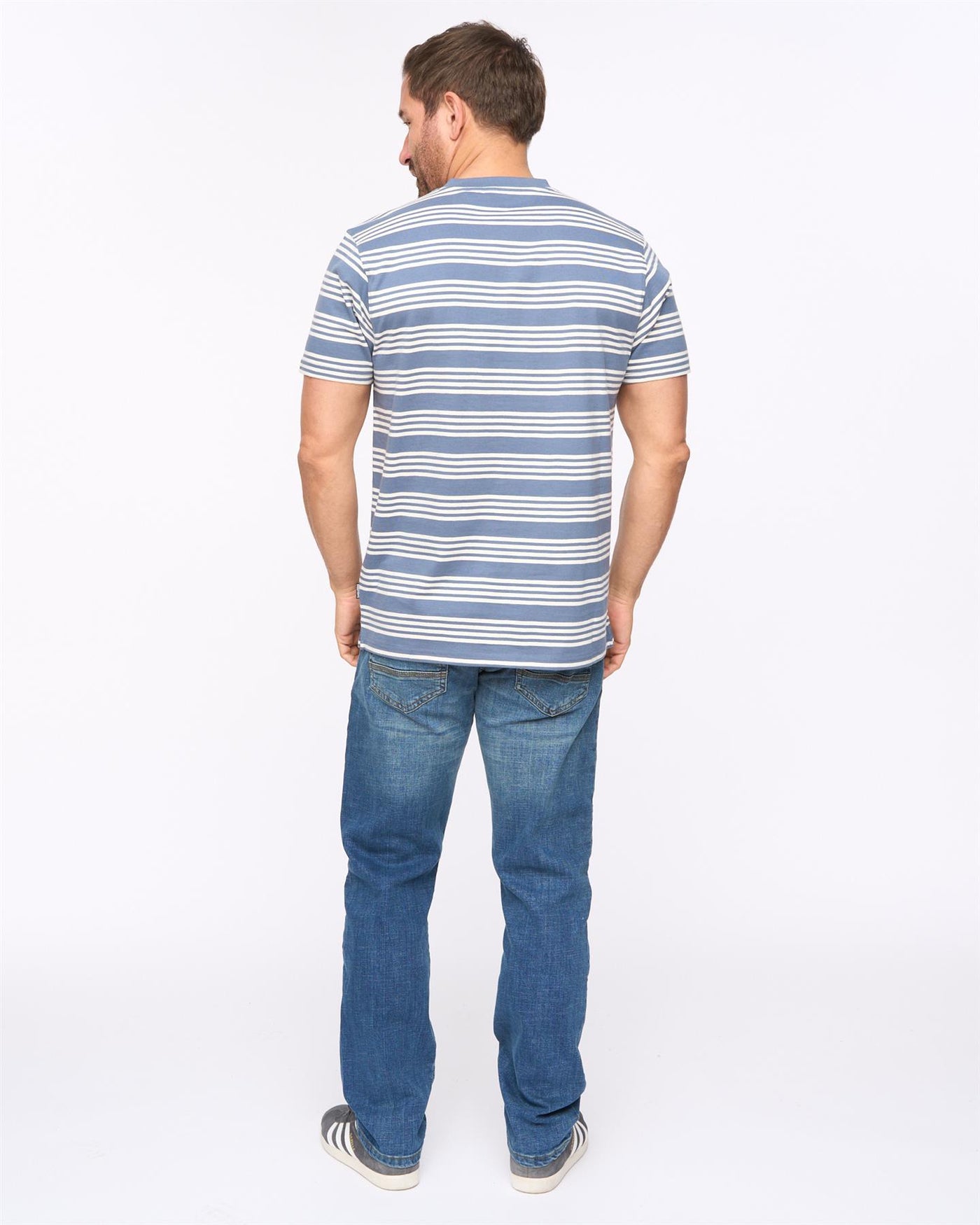 Mens Brigman T-Shirt Denim Blue