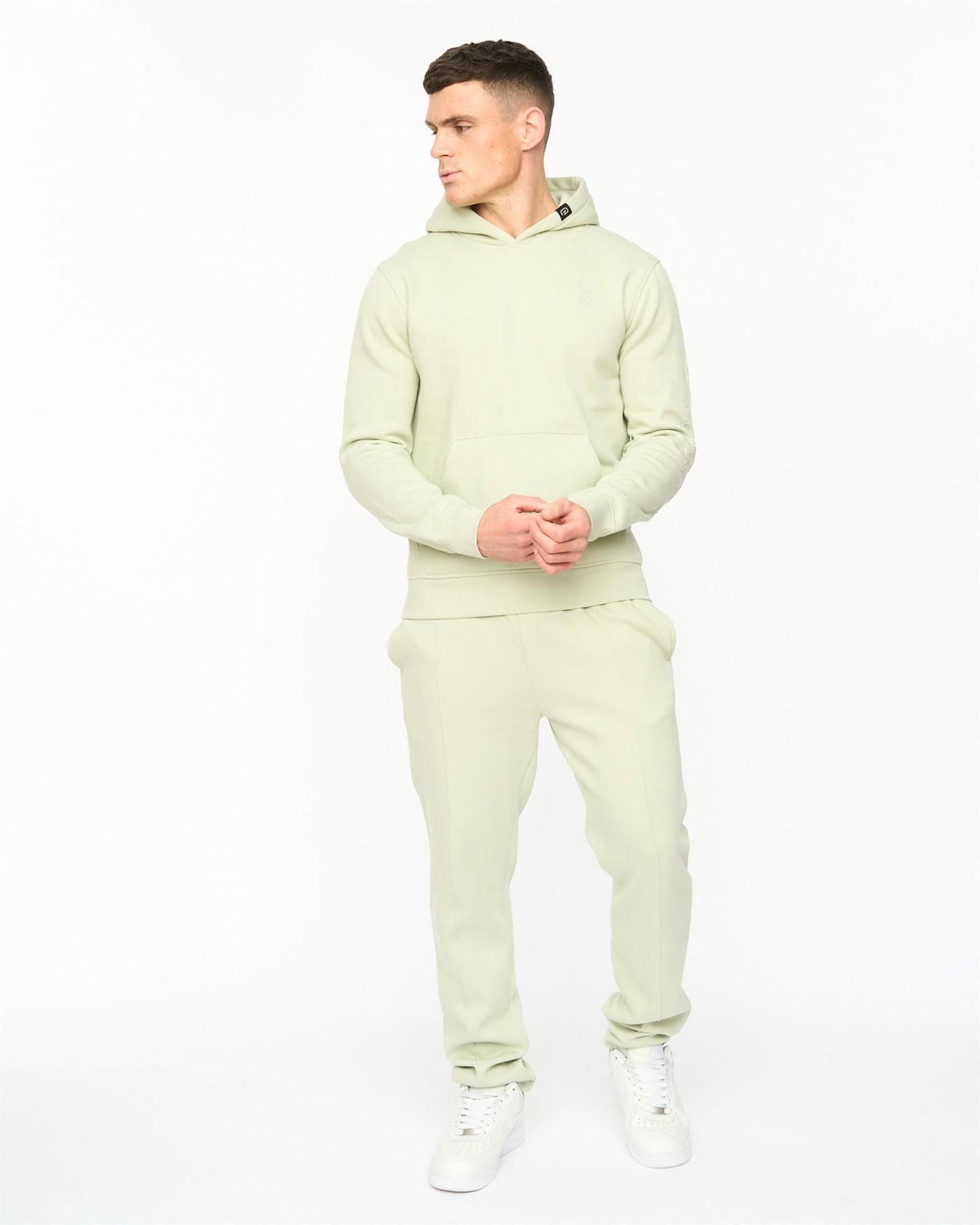 Mens Crufton Hoodie Light Olive