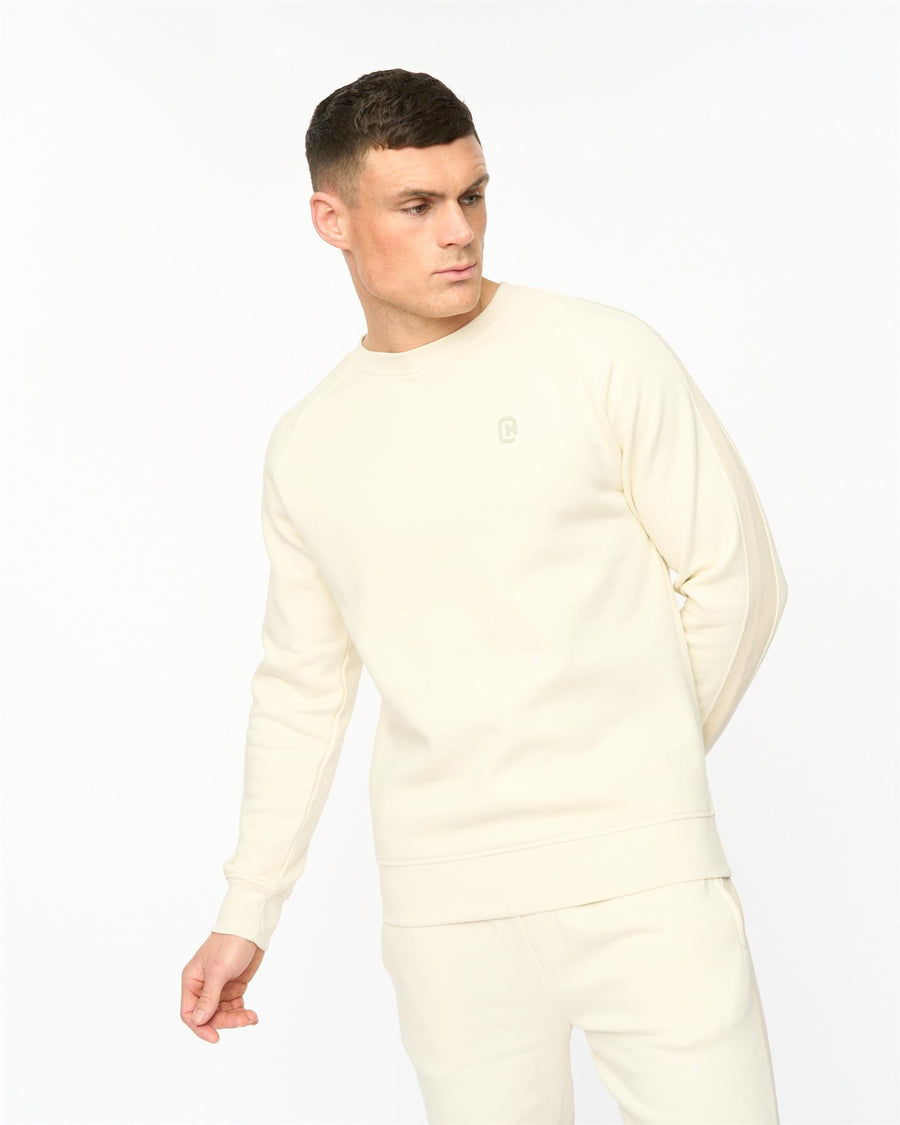 Mens Cresswill Crew Sweat Neutral