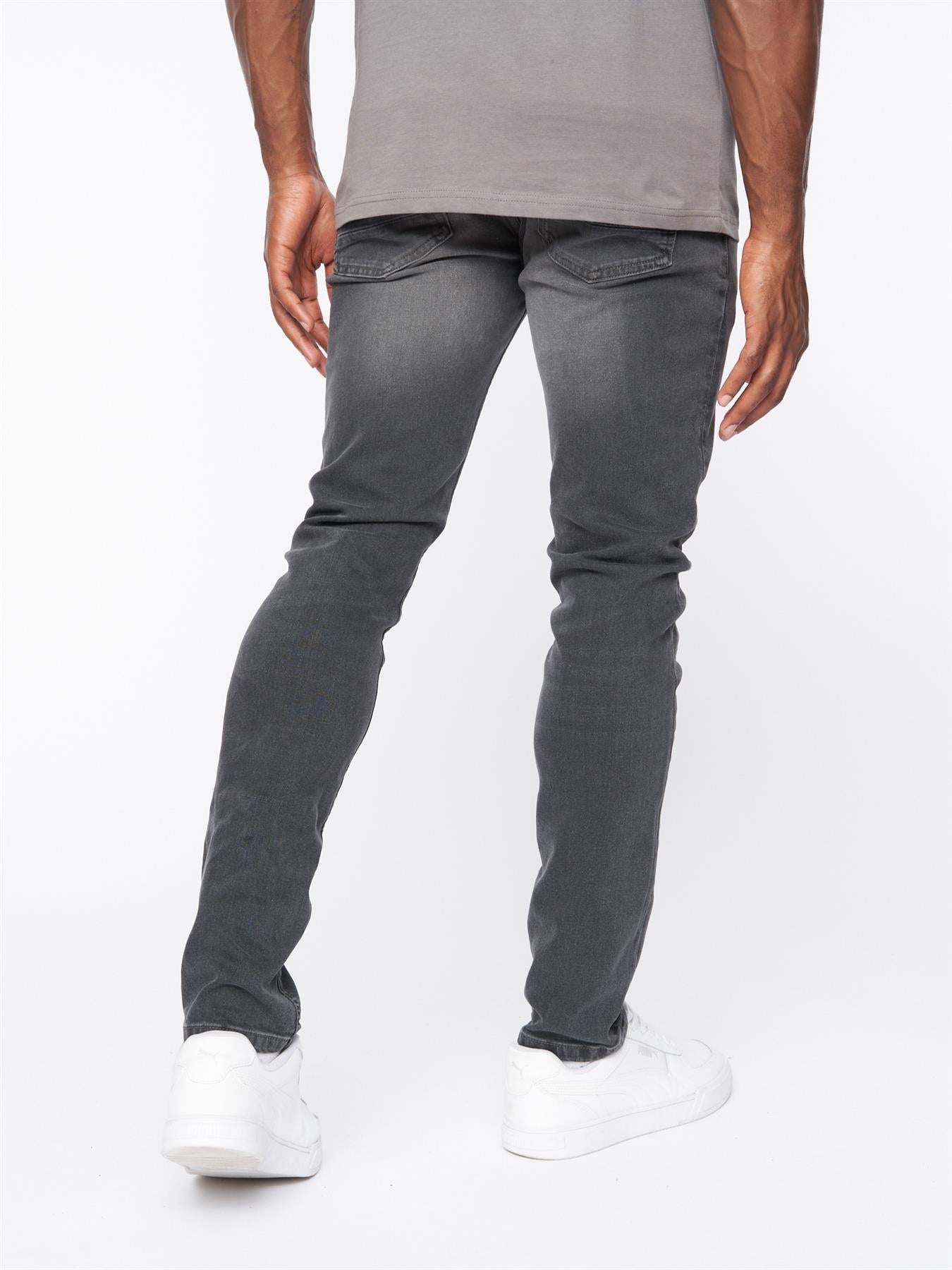Barbeck Slim Fit Denim Jeans Grey Wash