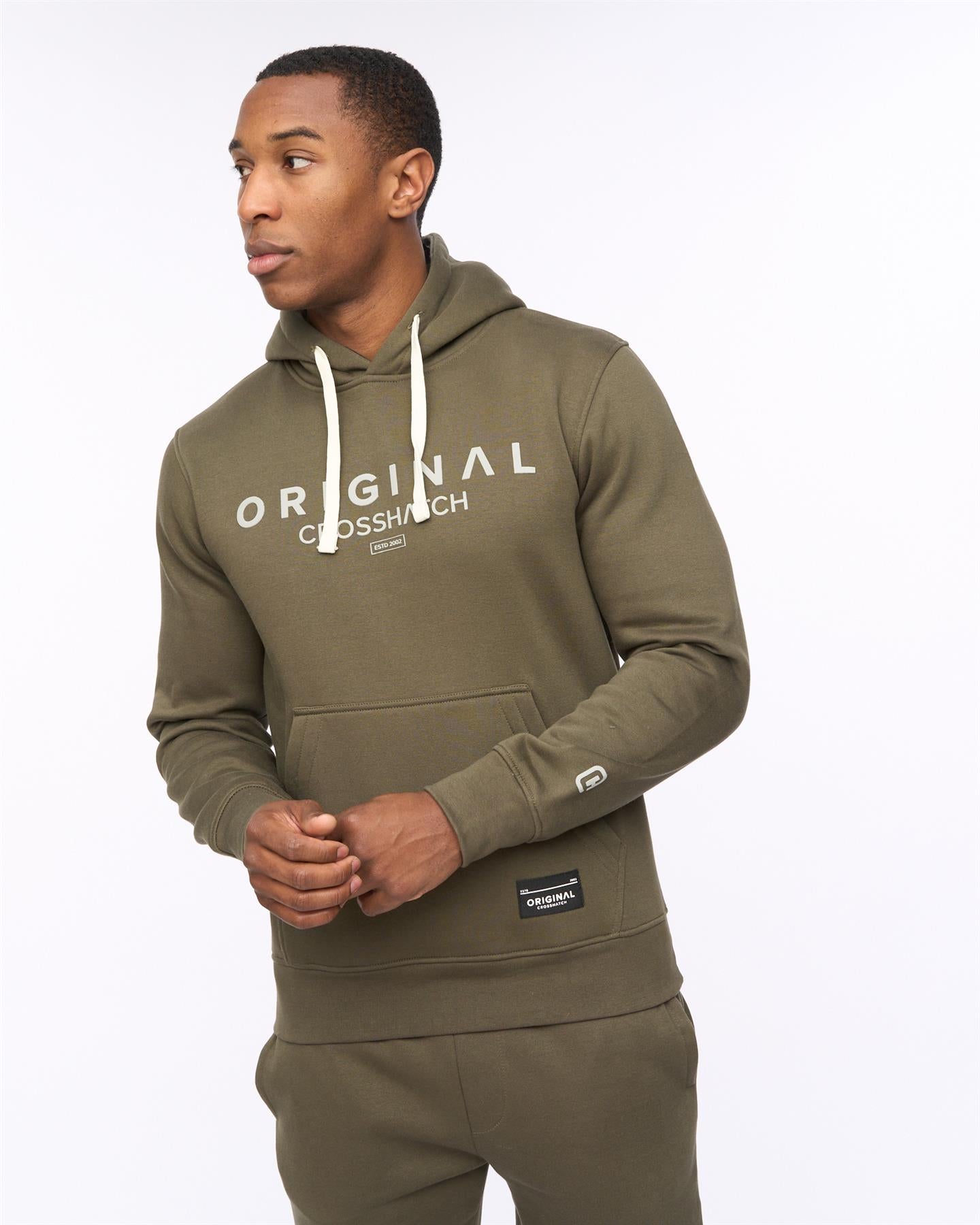 Mens Jamals Hoodie Dark Olive