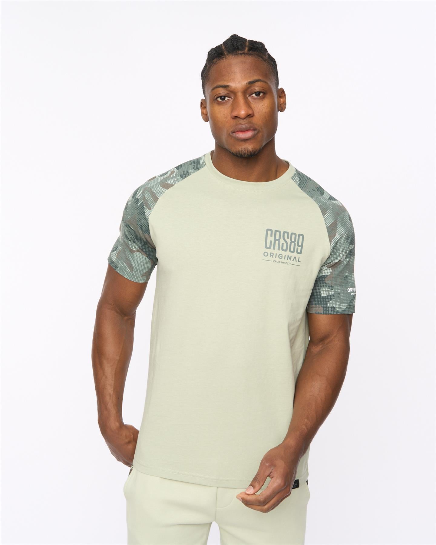 Mens Branton T-Shirt Light Olive