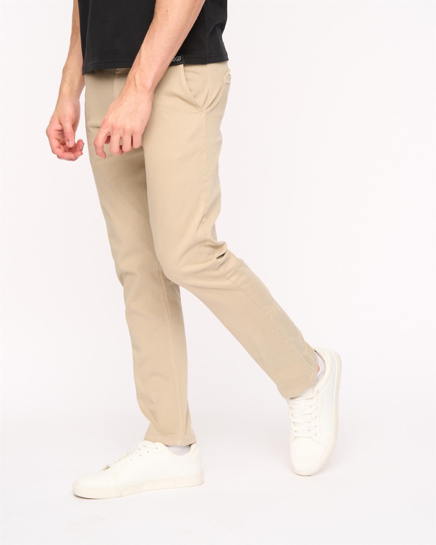 Mens Moretor Chinos Stone
