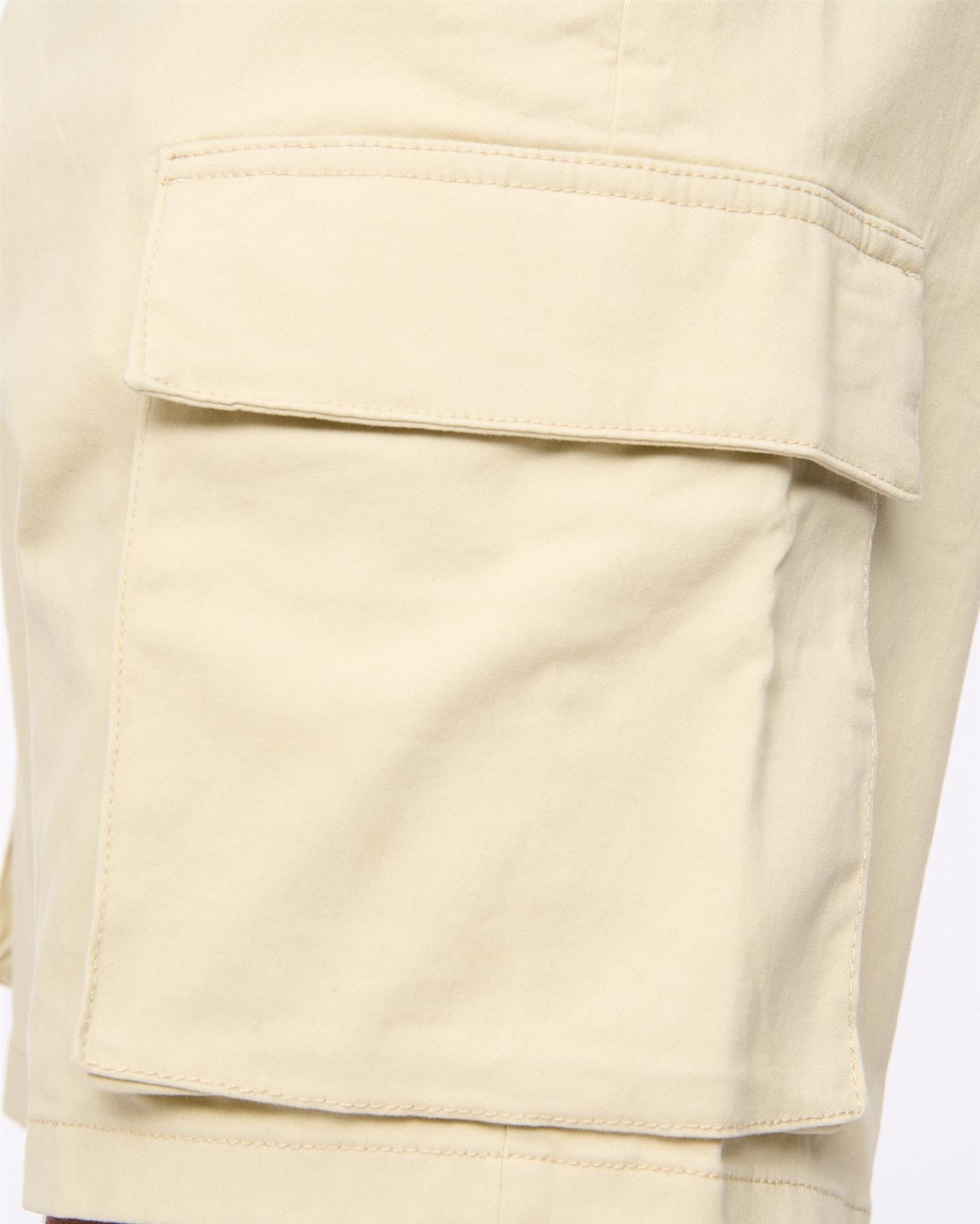 Mens Seaford Cargo Shorts Stone