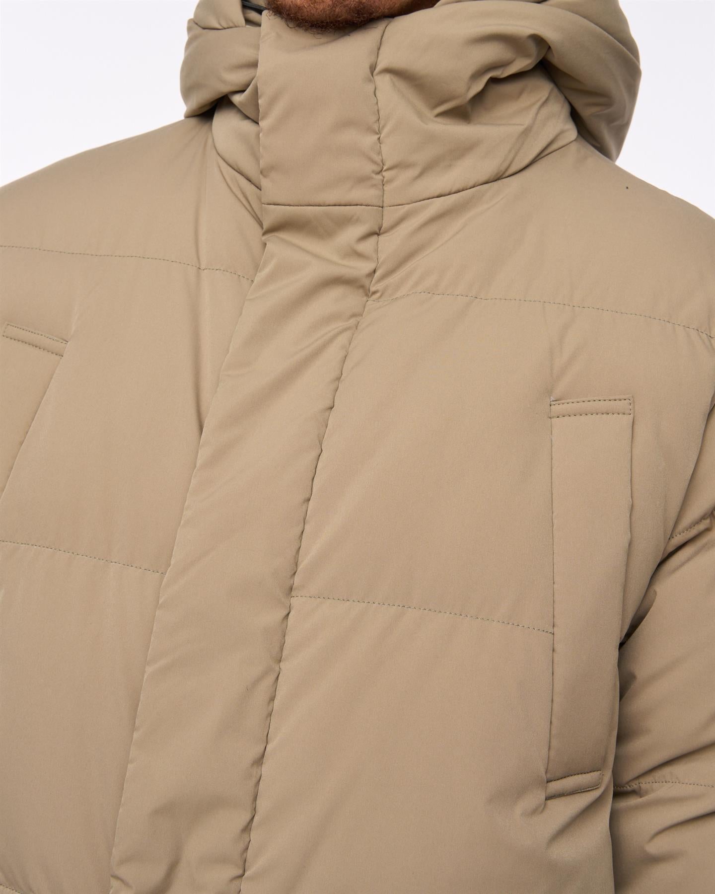 Mens Fletchley Puffer Jacket Beige