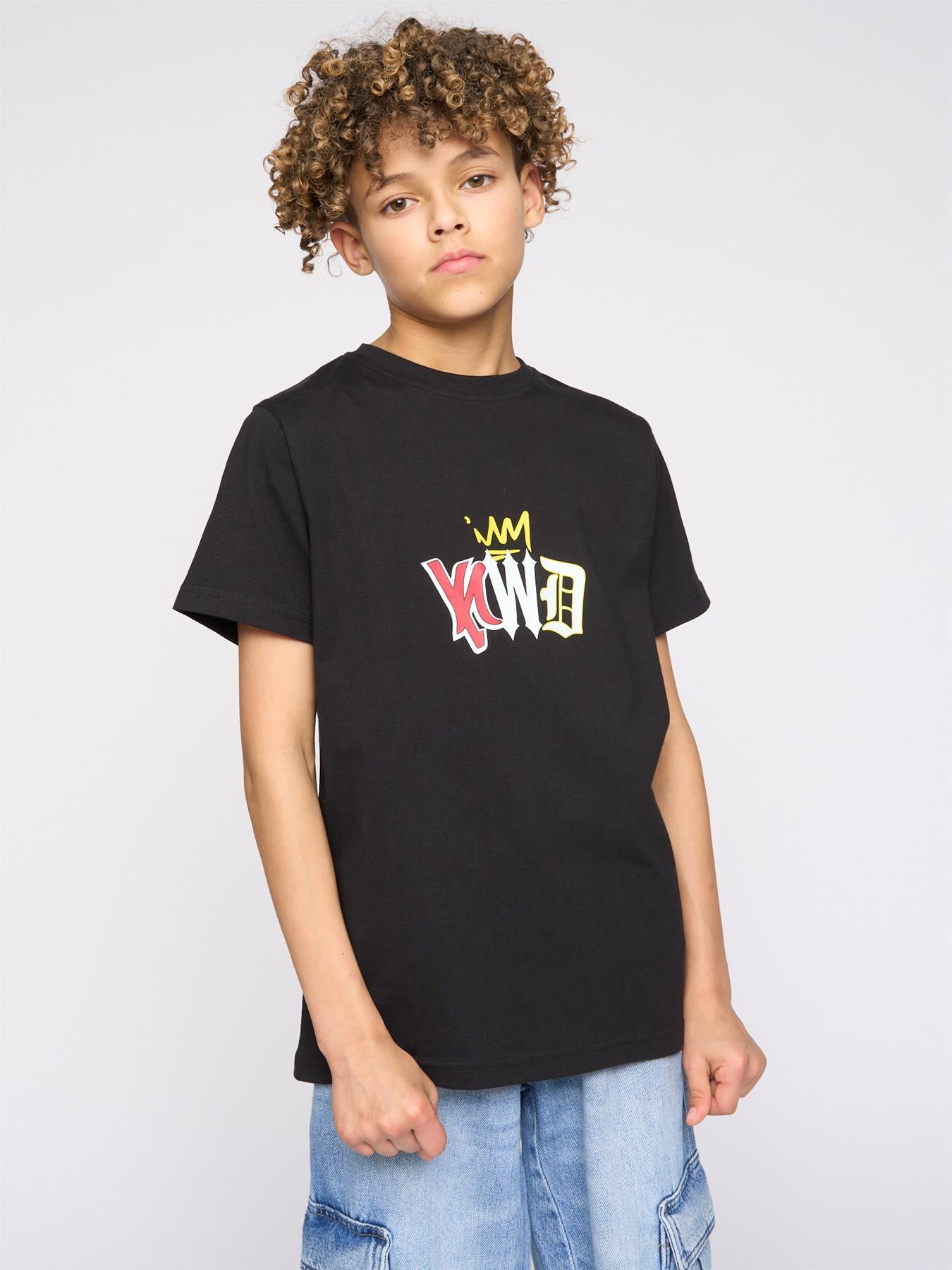 Kids Boys Ransom T-Shirt Black