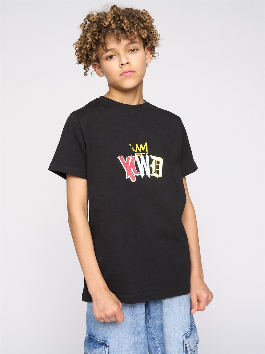 Kids Boys Ransom T-Shirt Black