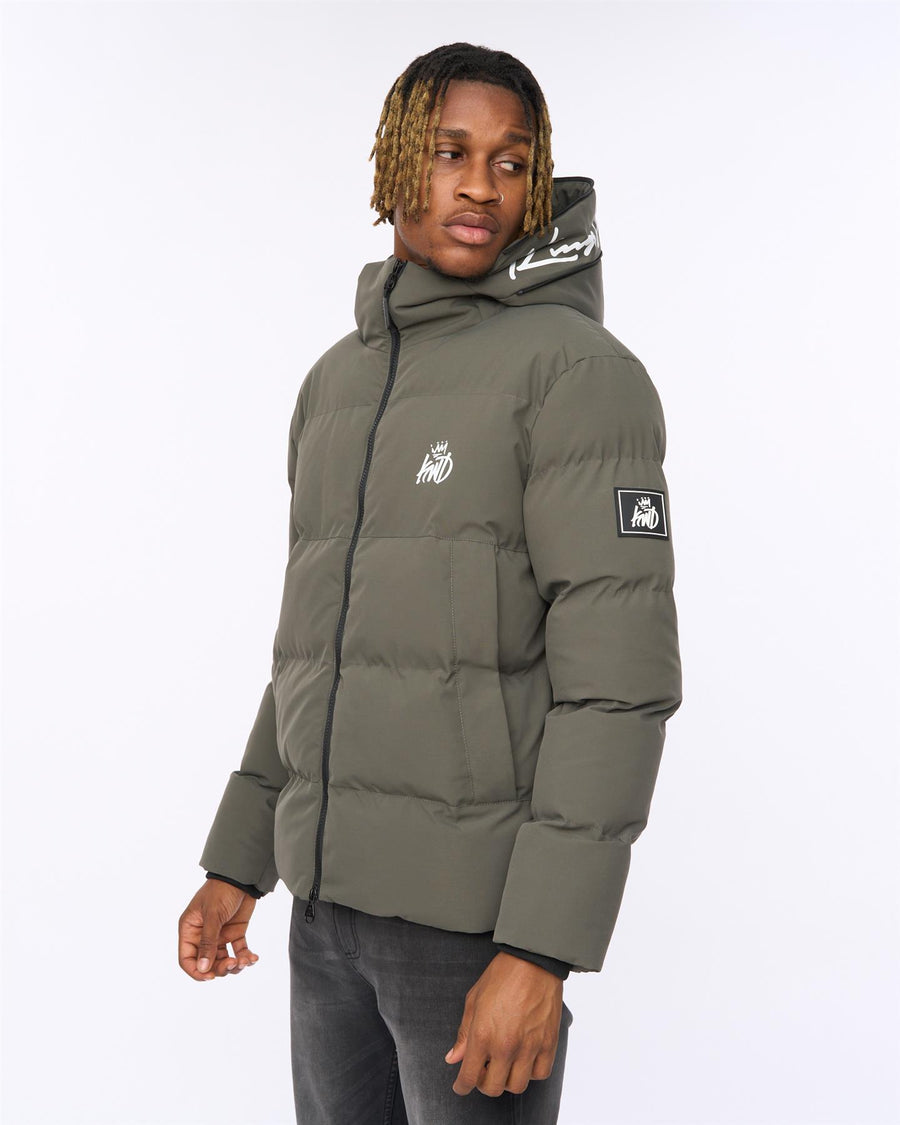 Mens Nahjo Puffer Jacket Olive
