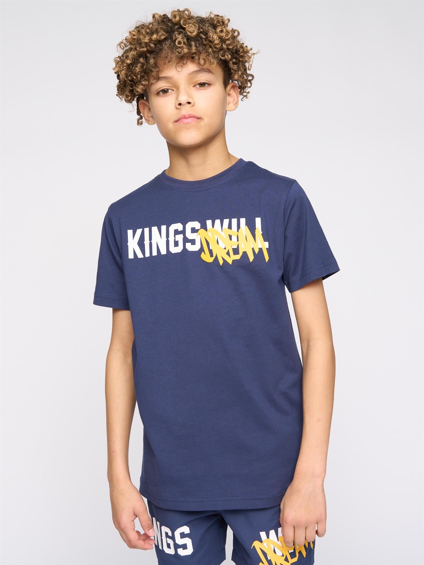 Kids Boys Tagged T-Shirt Navy