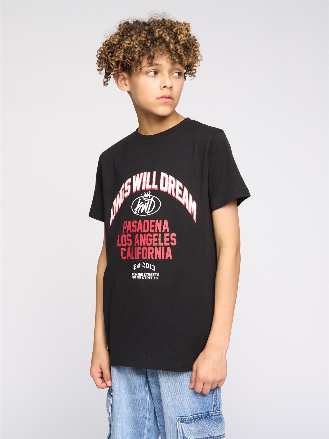 Kids Boys Pasadena T-Shirt Black