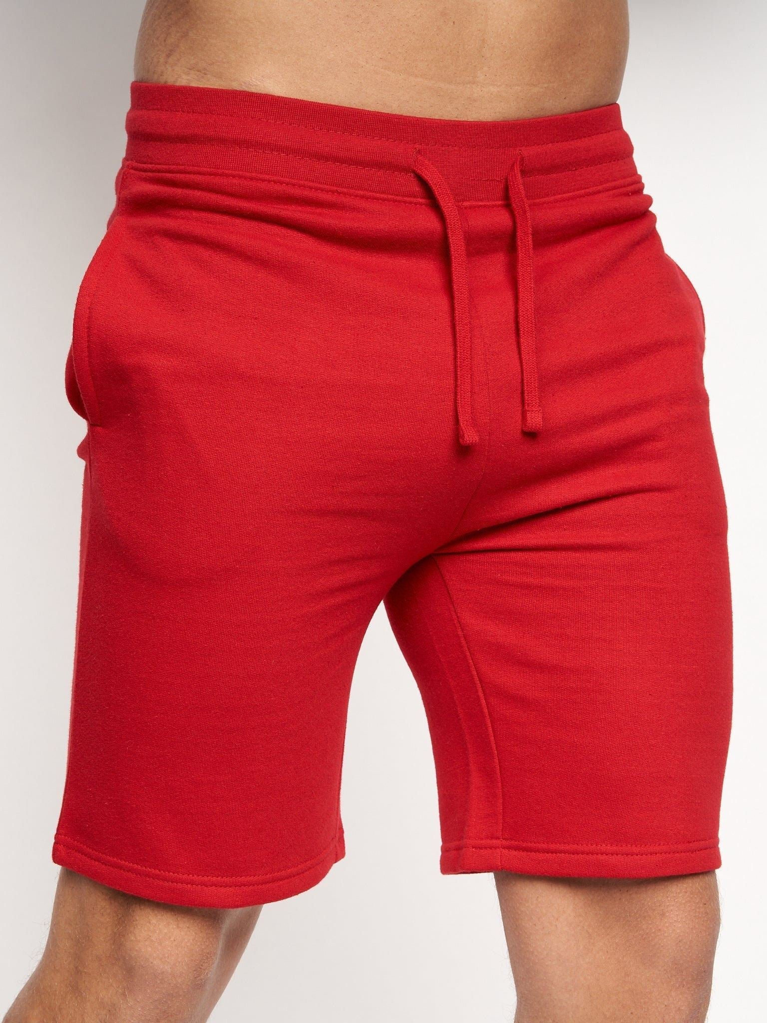 Mens Bengston Jog Shorts Red