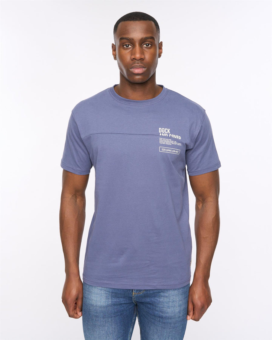 Mens Seamtext T-Shirt Navy