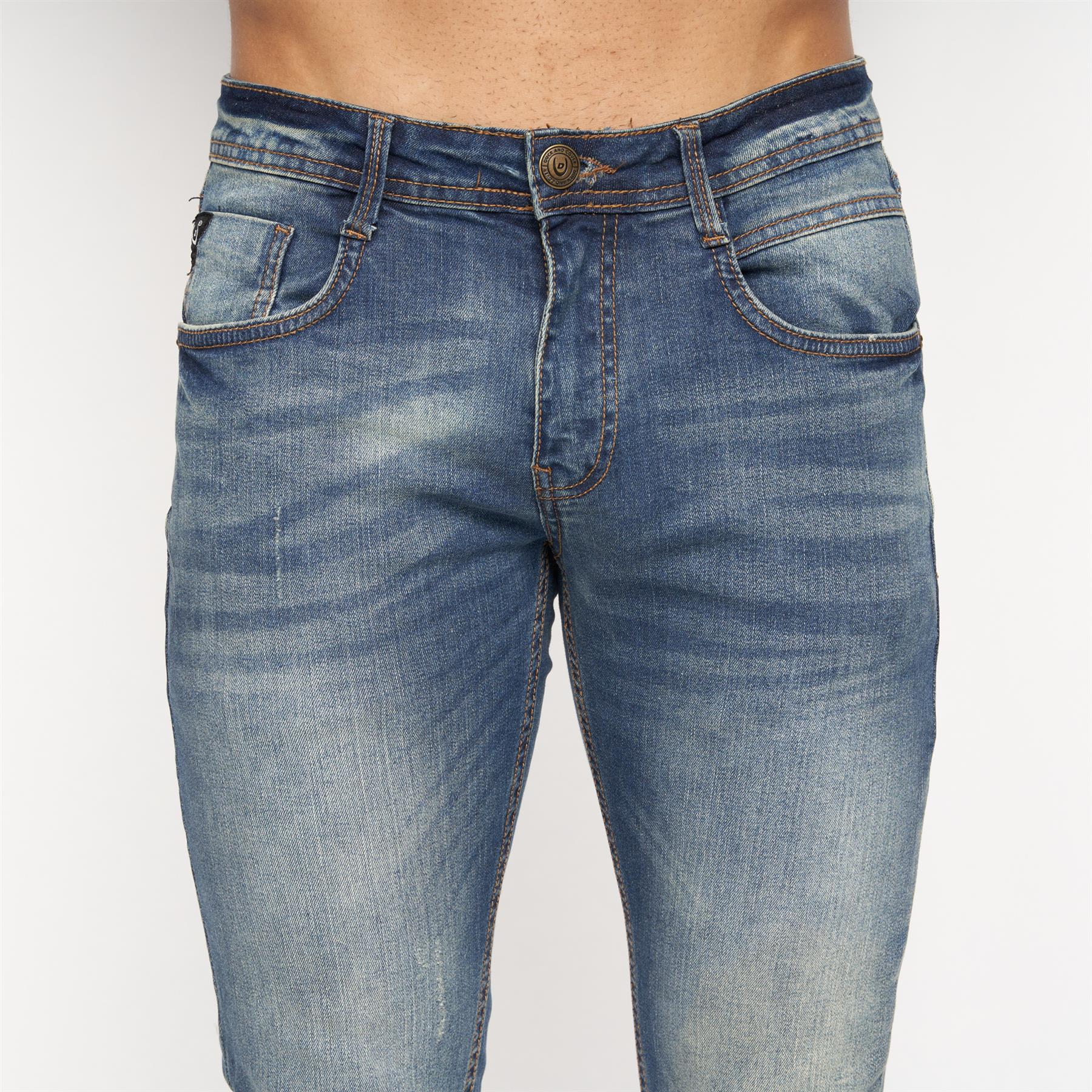 Tranfold Slim Fit Jeans Tinted Blue