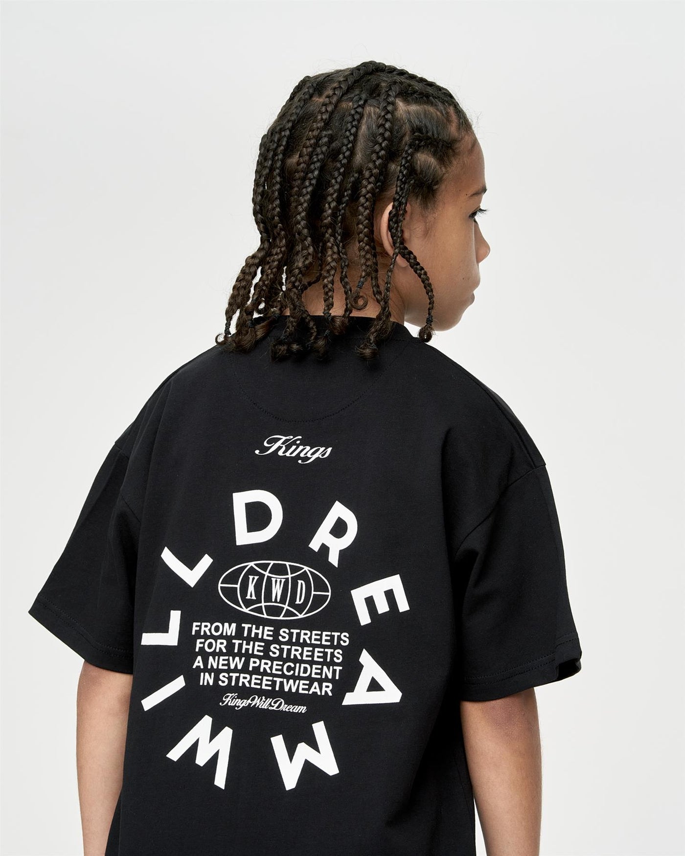 Kids Boys Studio Globalise T-Shirt Black