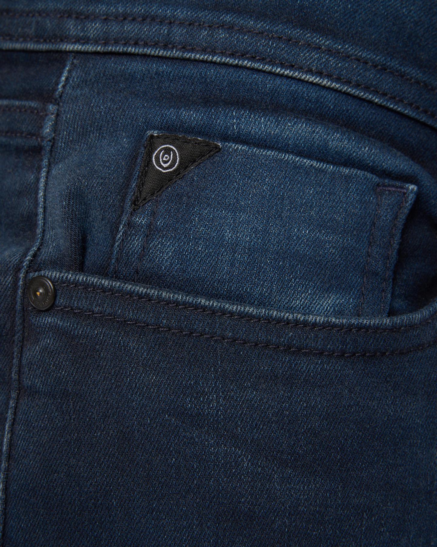 Mens Maylead Slim Fit Jeans Blue Black
