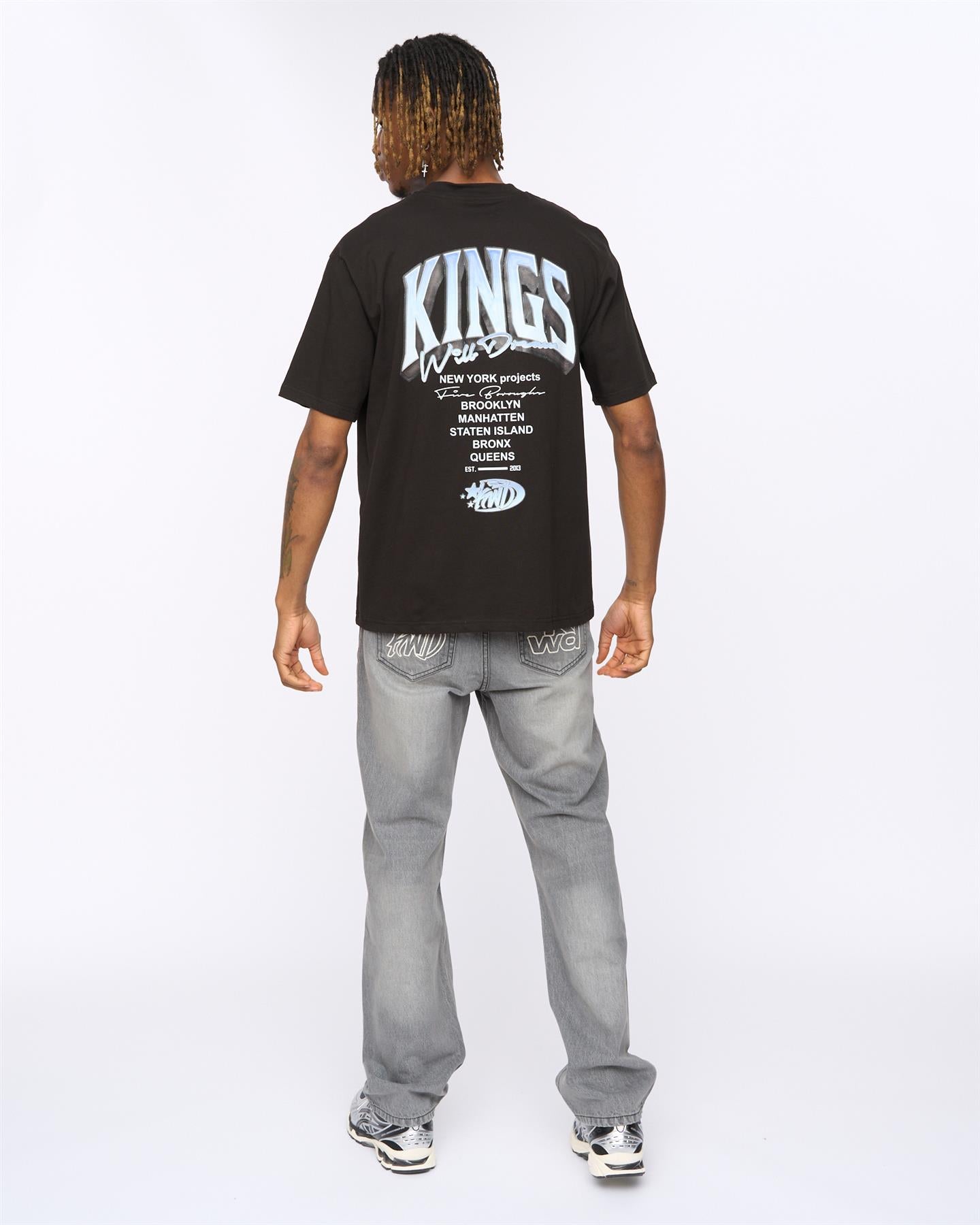Mens Kingteam T-Shirt Black