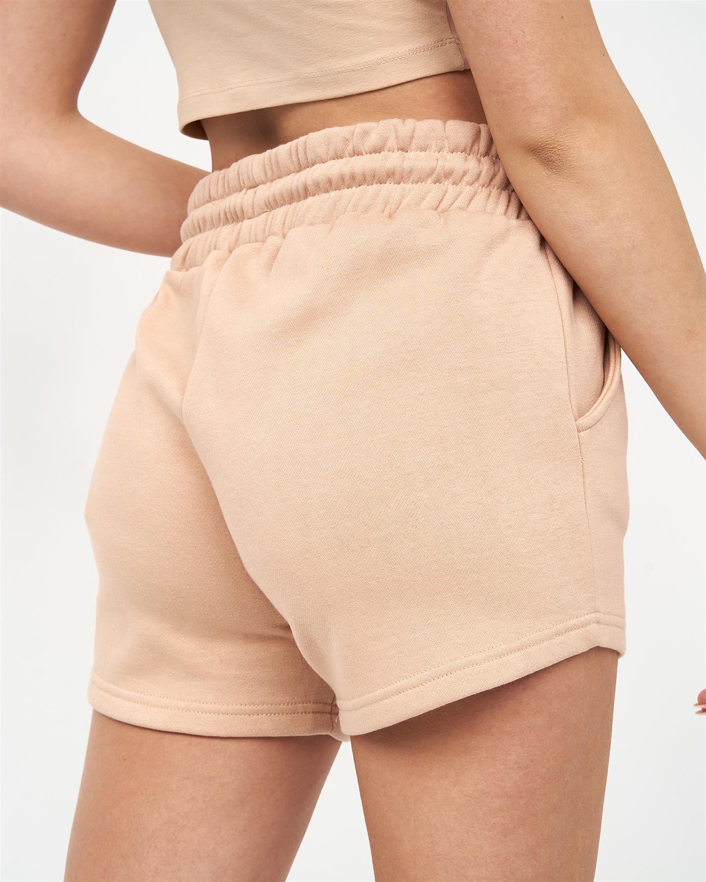 Womens Shimila Jog Shorts New Stone