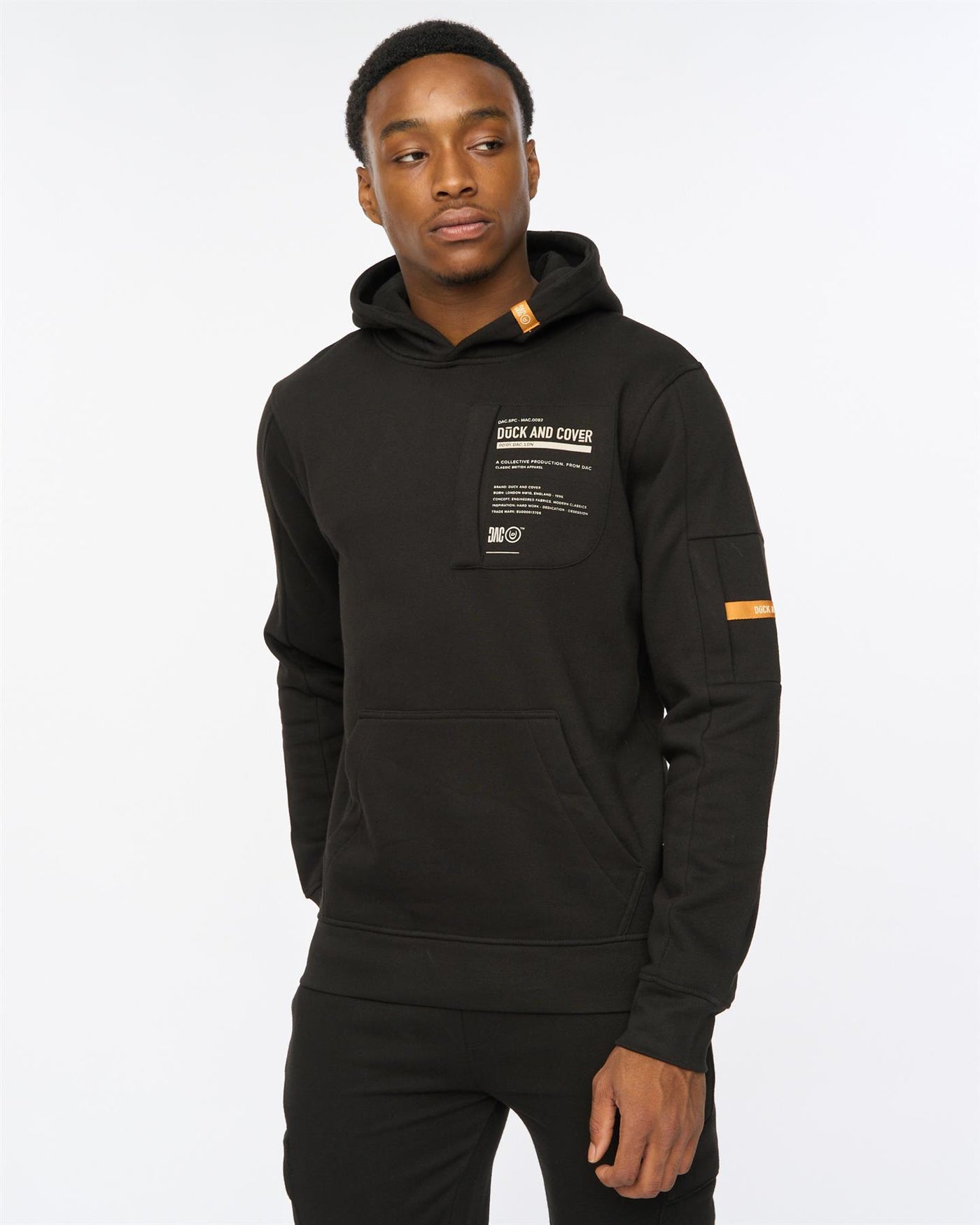 Mens Adamsberg Hoodie Black