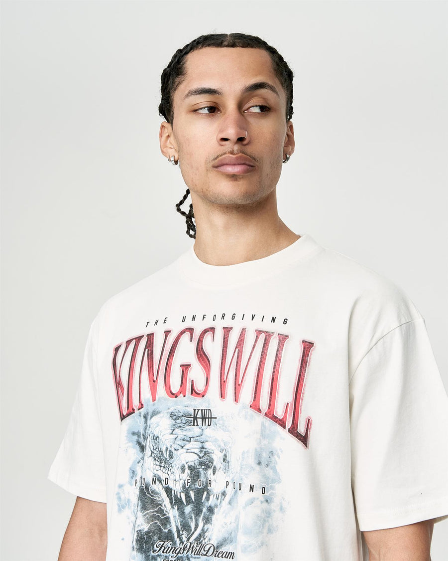 Mens Studio Snake Eyes T-Shirt Off White