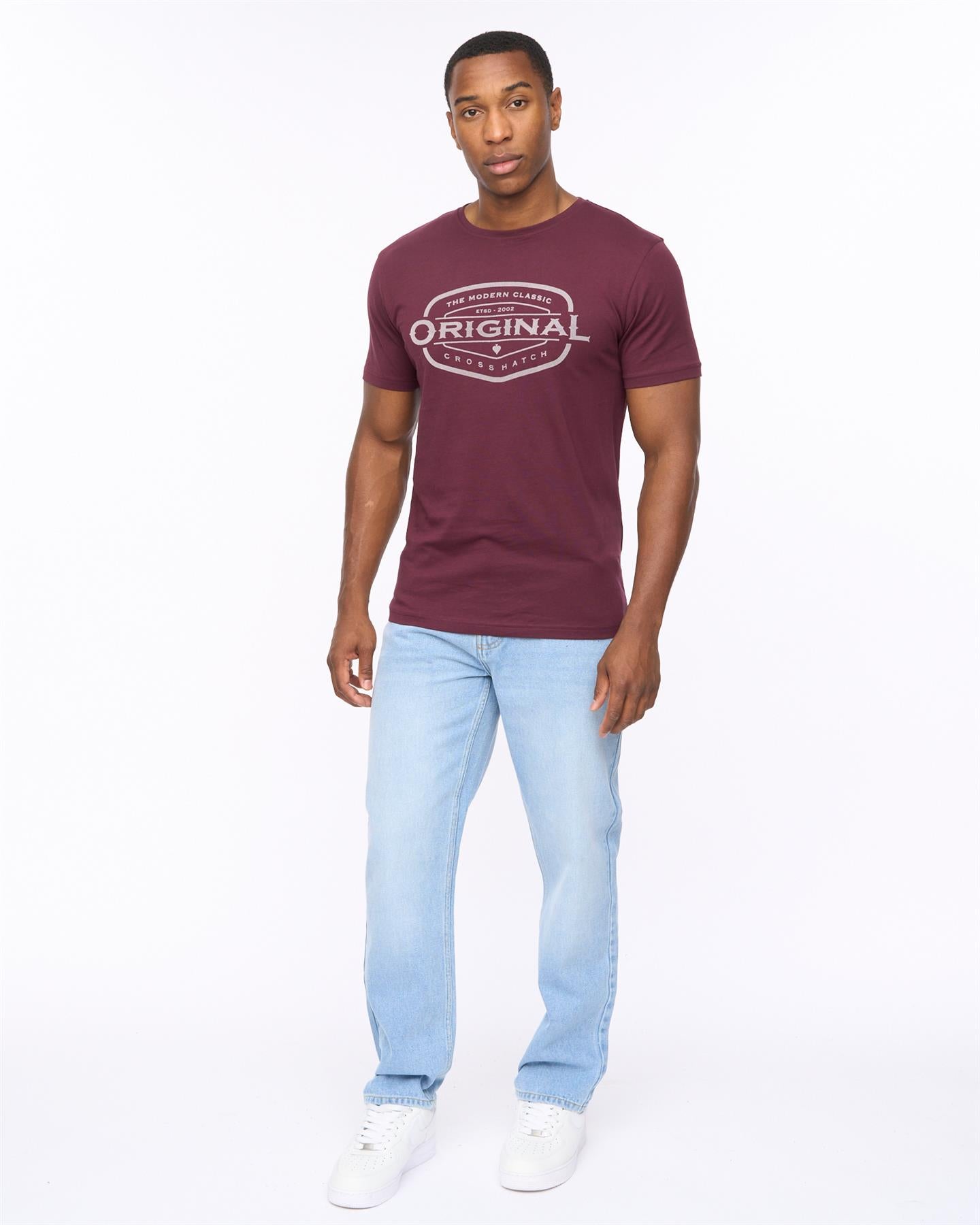 Mens Traptons T-Shirt Raisin
