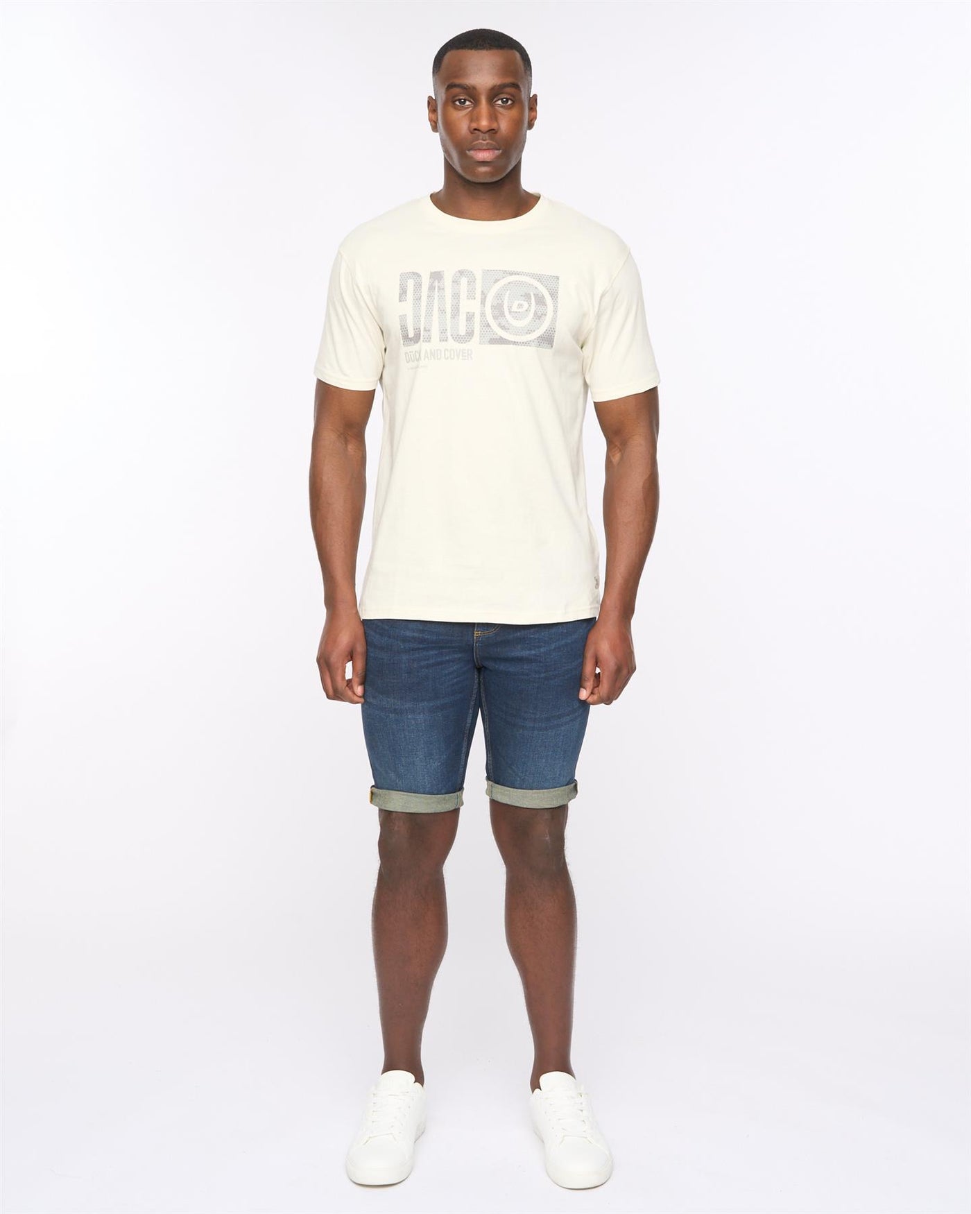 Mens Hexocamo T-Shirt Off White