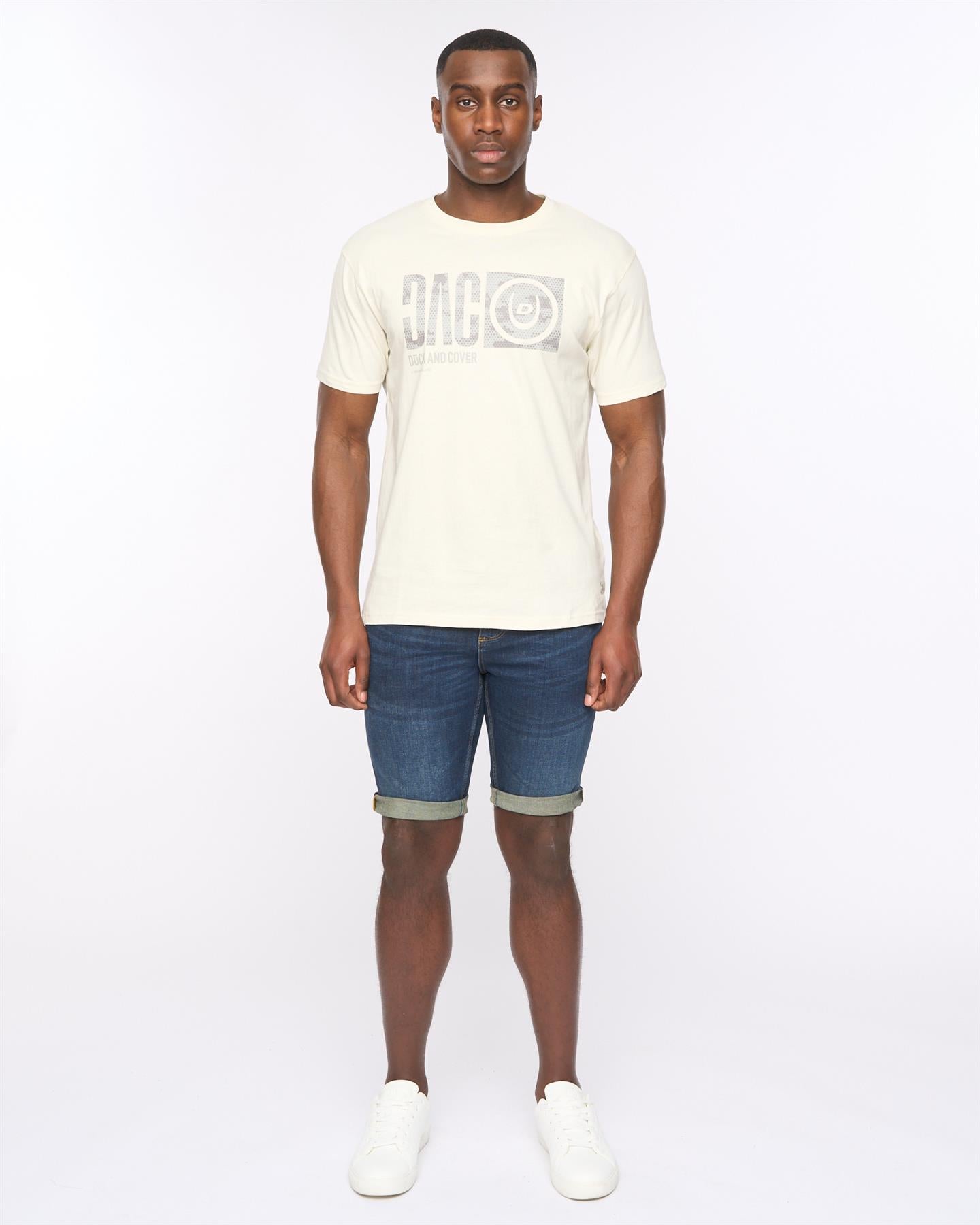 Mens Hexocamo T-Shirt Off White