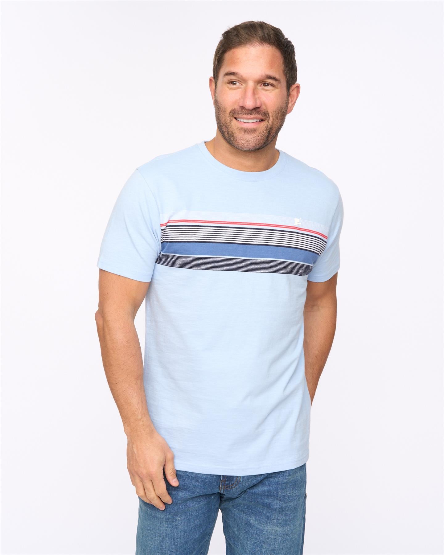 Mens Laylen T-Shirt Light Blue