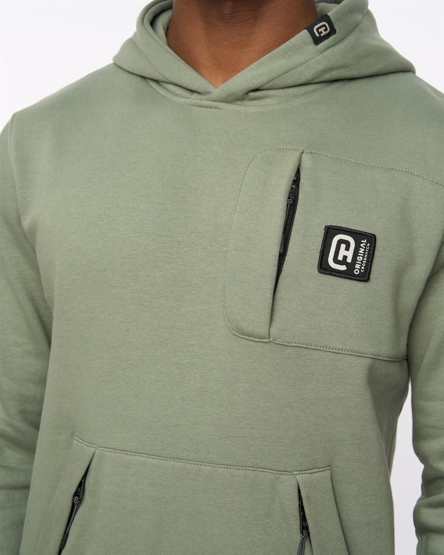 Mens Portville Hoodie Olive