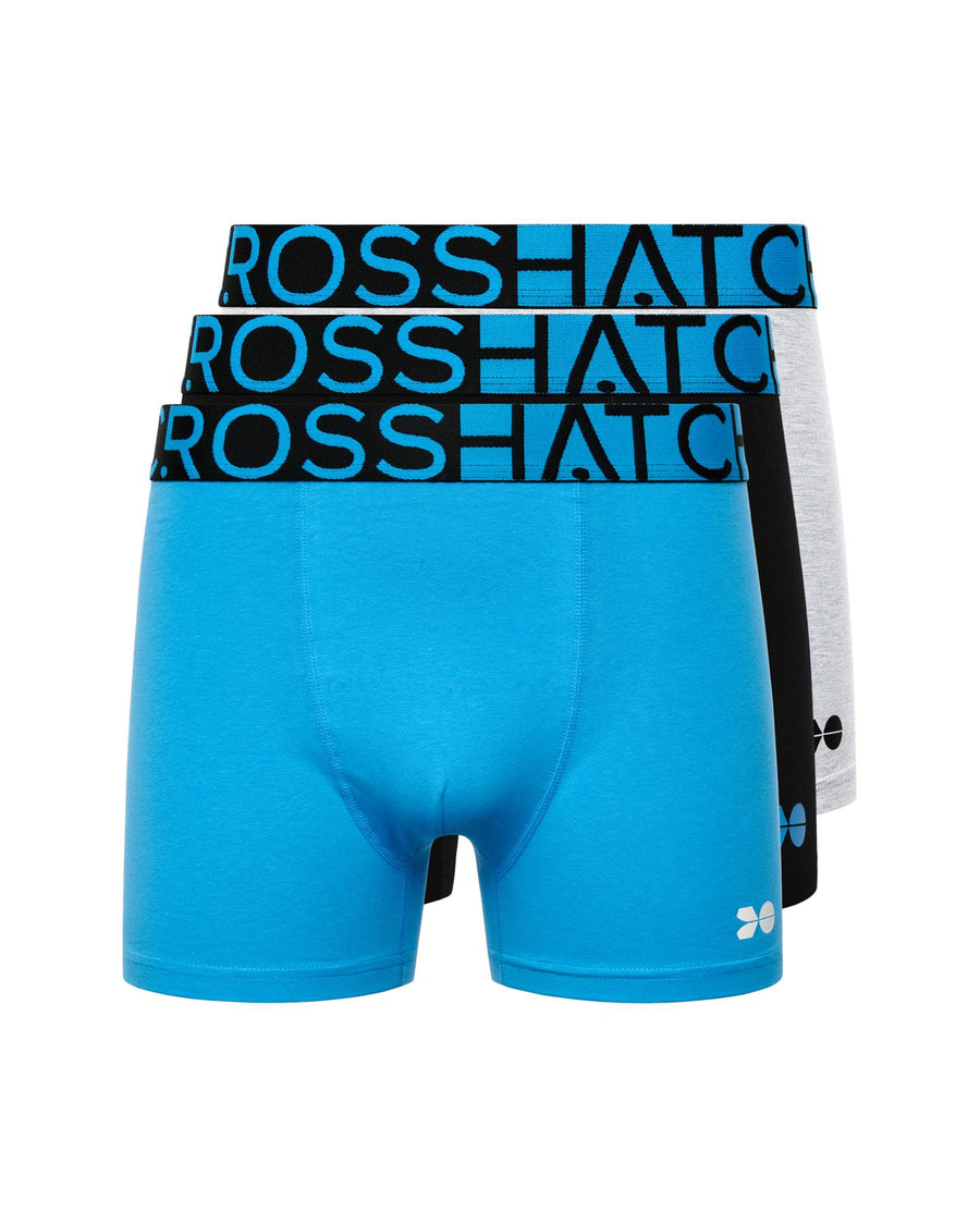 Mens Dumas Boxers 3pk Malibu Blue