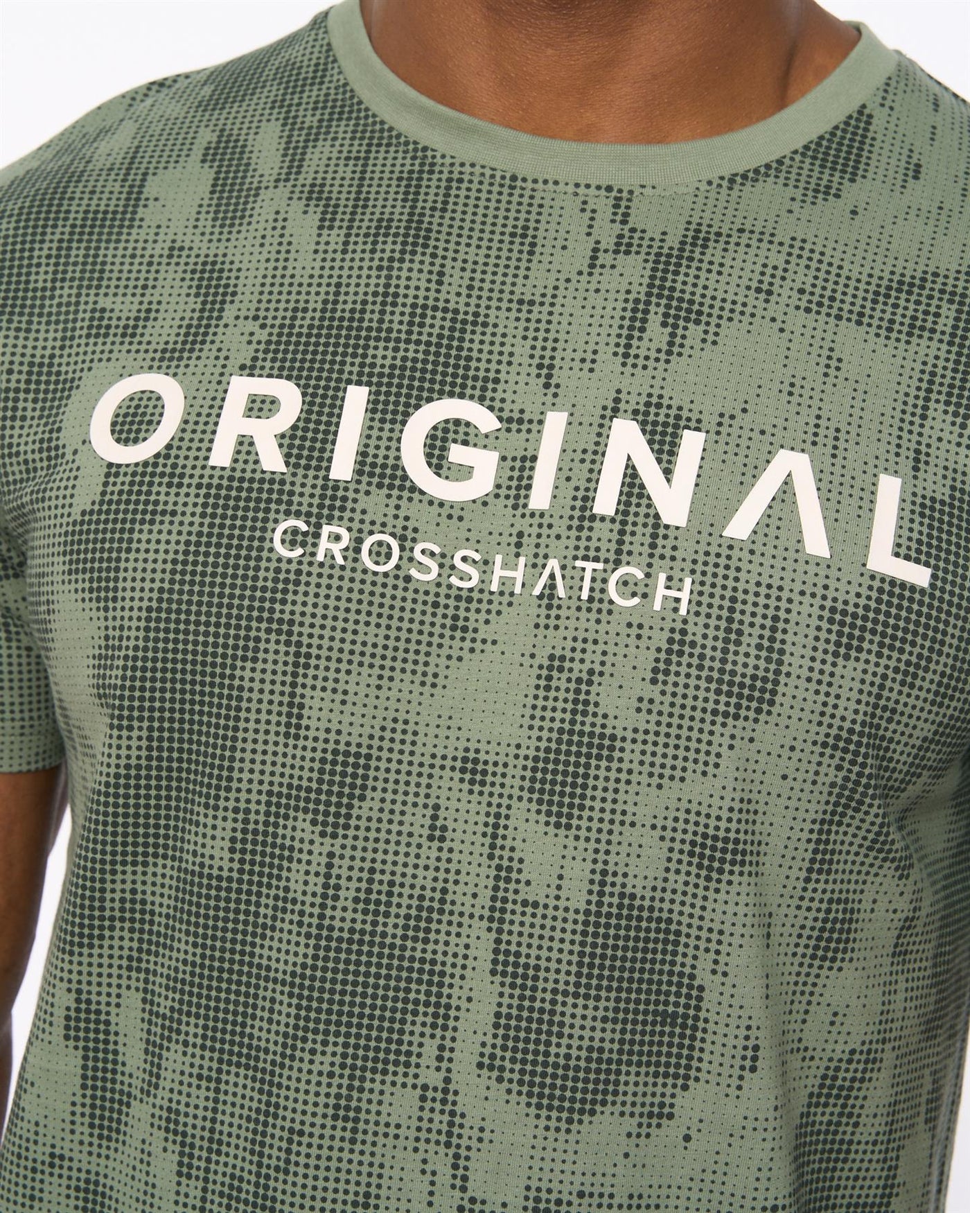 Mens Bardon Camo T-Shirt Olive