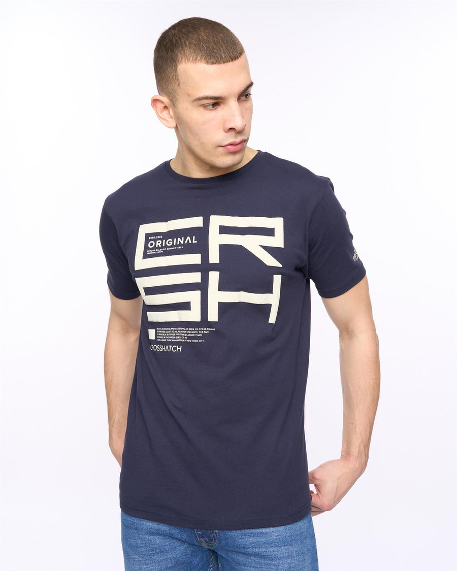 Mens Squarebox T-Shirt Navy