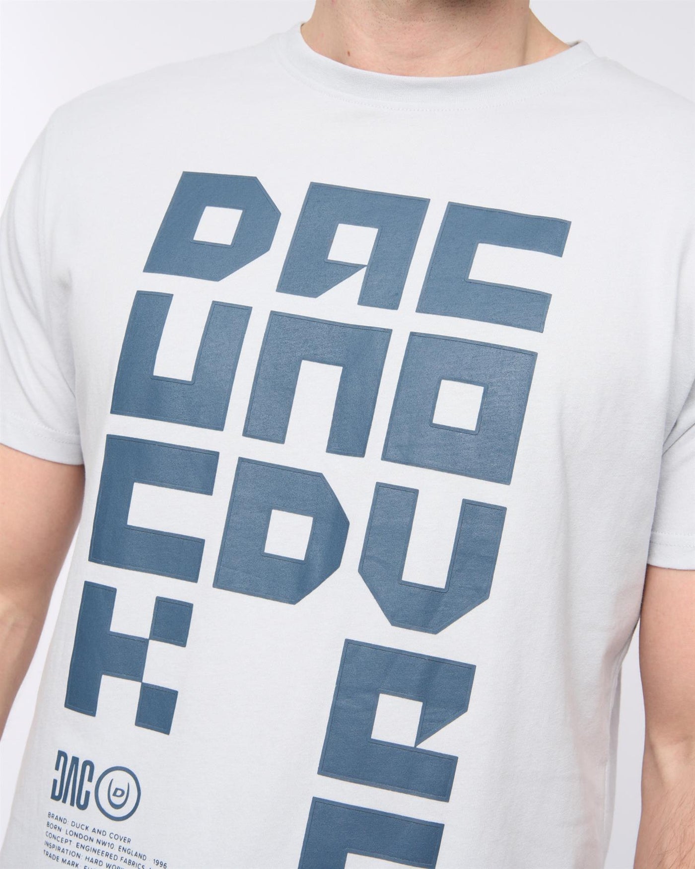 Mens Squarelarge T-Shirt Light Blue
