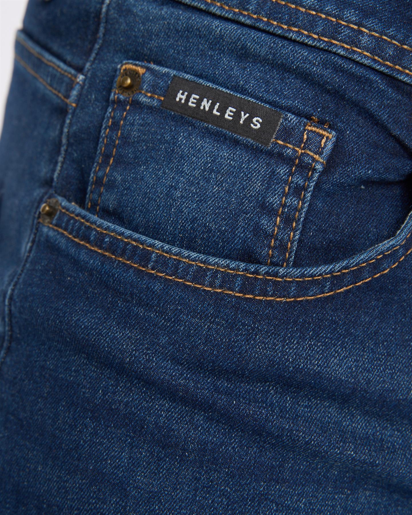 Mens Mayhen Slim Fit Jeans Dark Wash