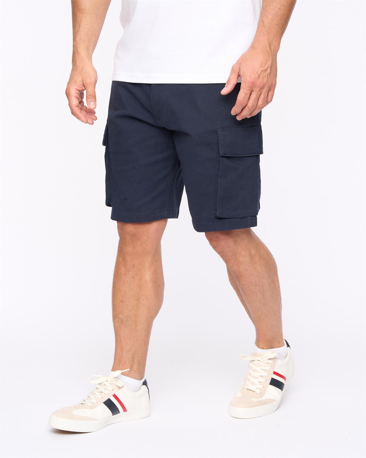 Mens Seaford Cargo Shorts Navy