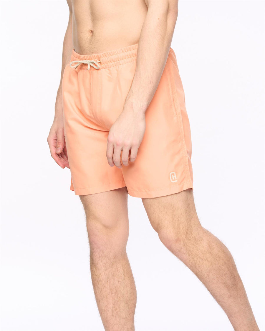 Mens Wabasso Swim Shorts Coral