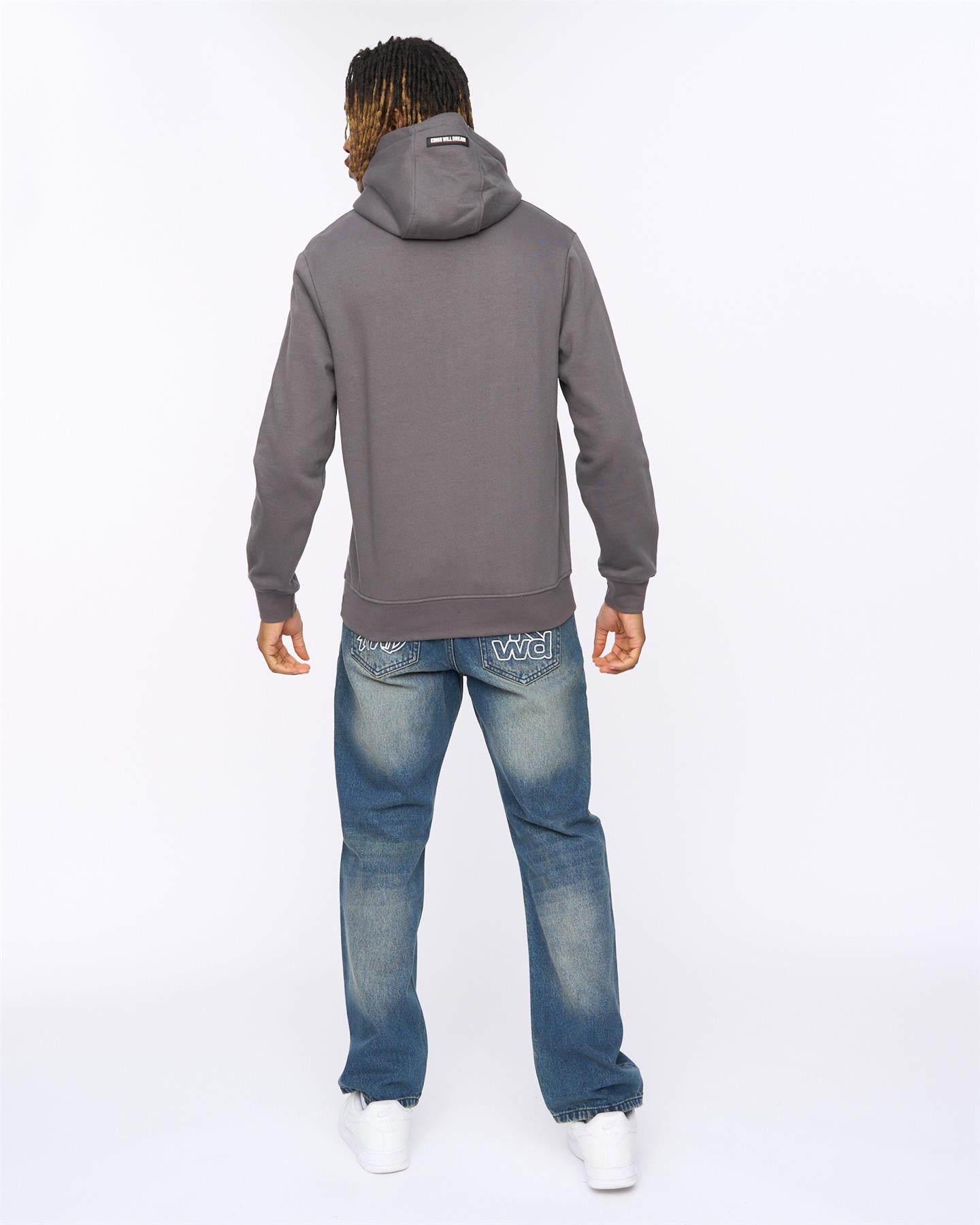 Mens Typeover Hoodie Asphalt
