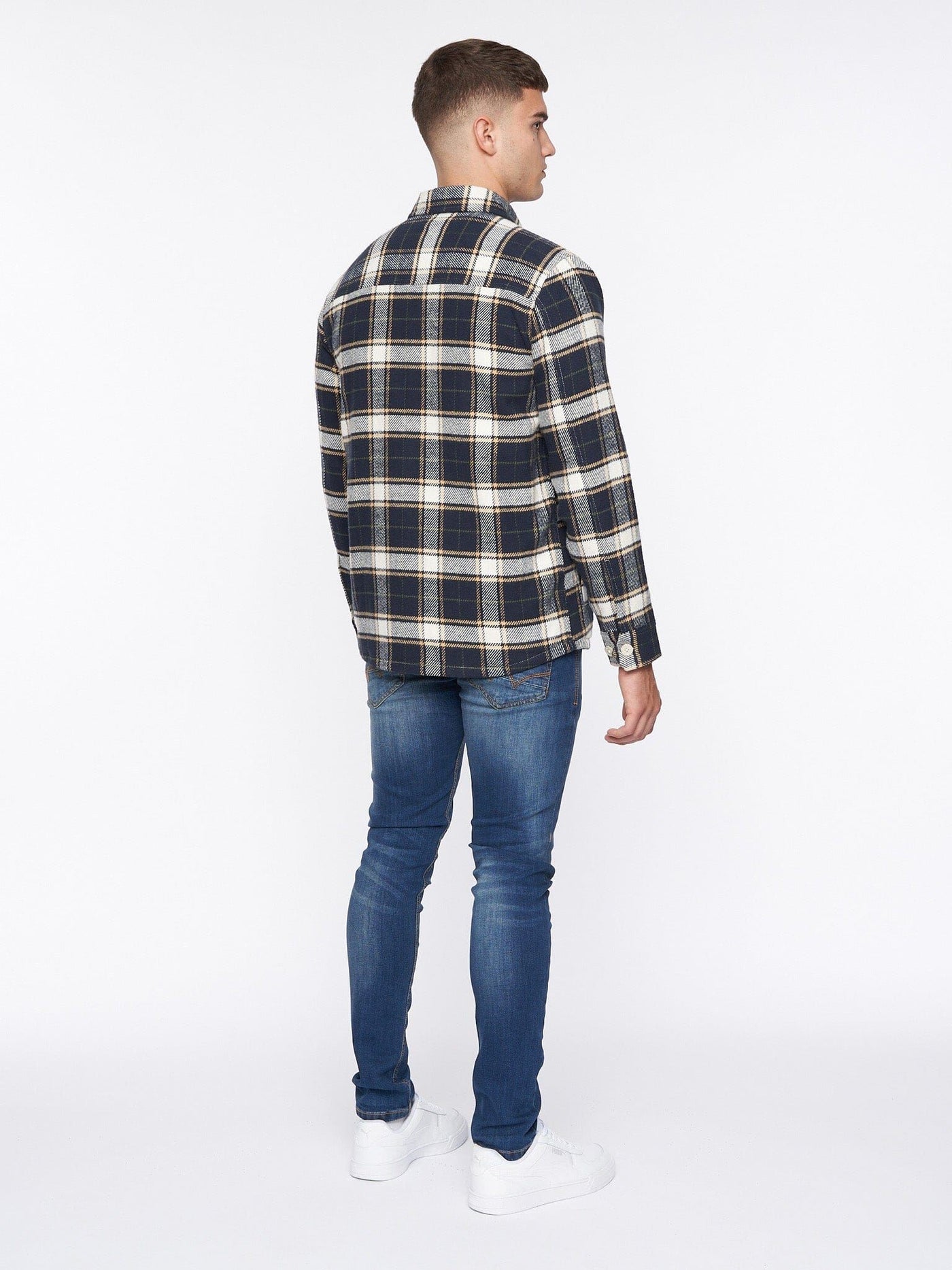 Francore Overshirt Navy Check
