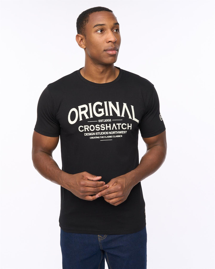 Mens Vintarge T-Shirt Black