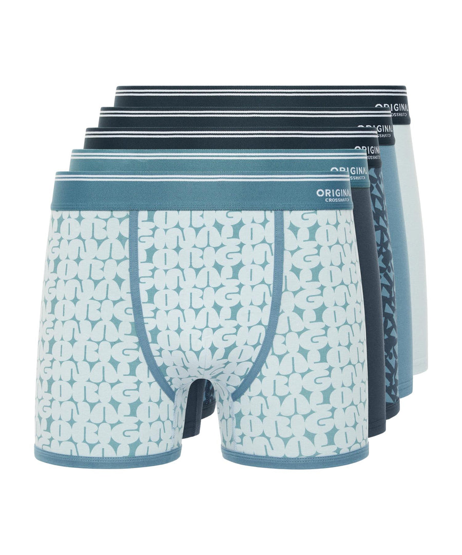 Mens Dringal Boxers 5pk Blue
