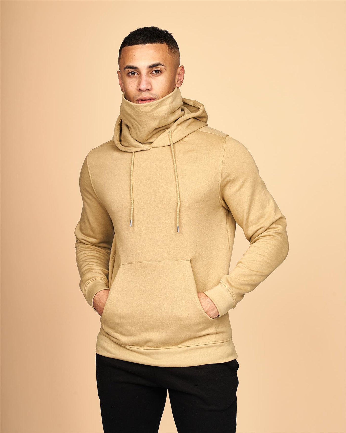 Mens Venmark Snood Sweat Sand · Brand Corner
