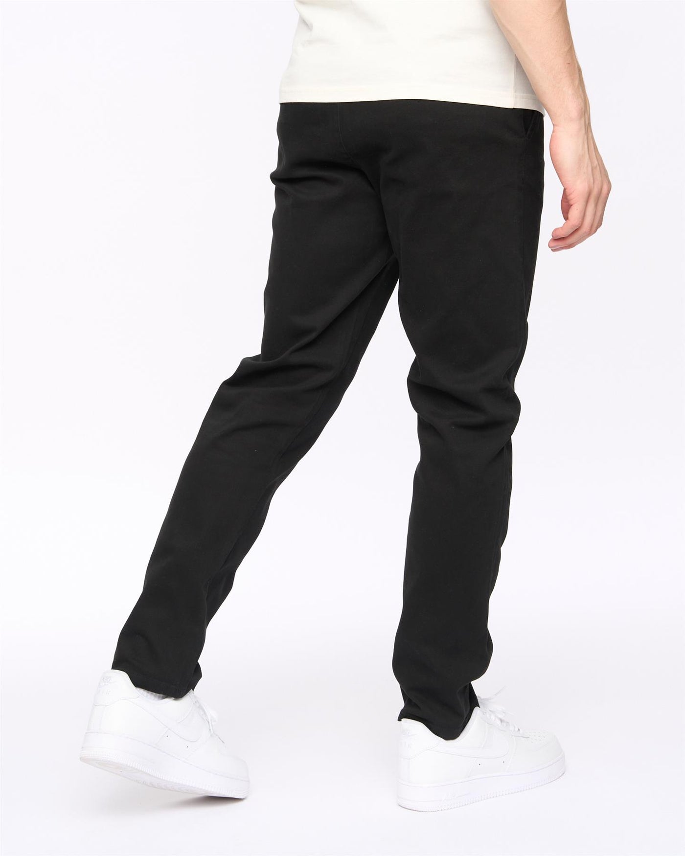 Crosshatch Mens Roysden Chinos Black