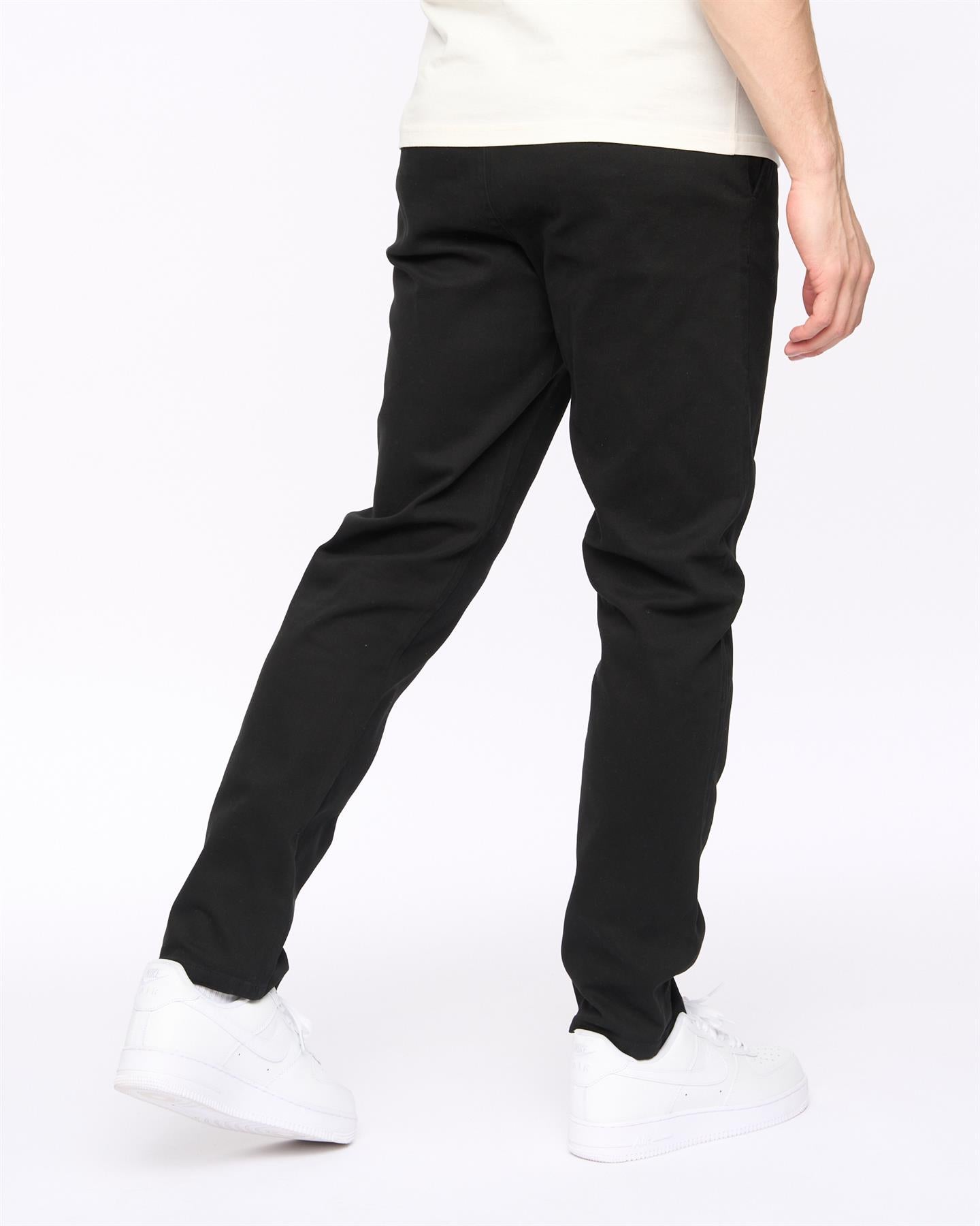 Crosshatch Mens Roysden Chinos Black