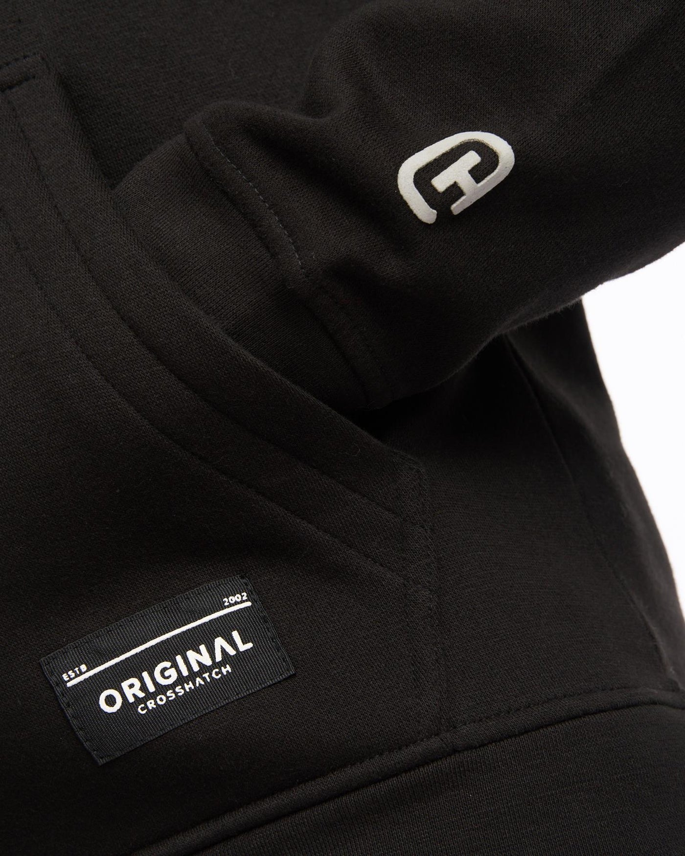 Mens Vintarge Hoodie Black