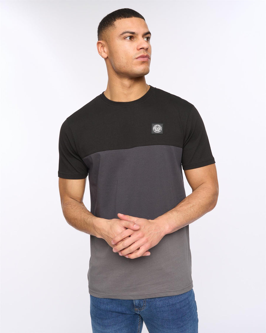 Mens Henpanel T-Shirt Black