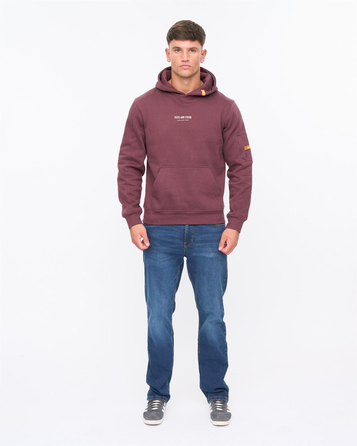 Mens Brammers V2 Hoodie Raisin