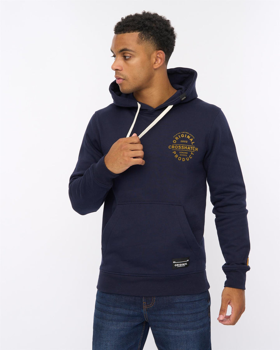 Mens Cresswell Hoodie Navy