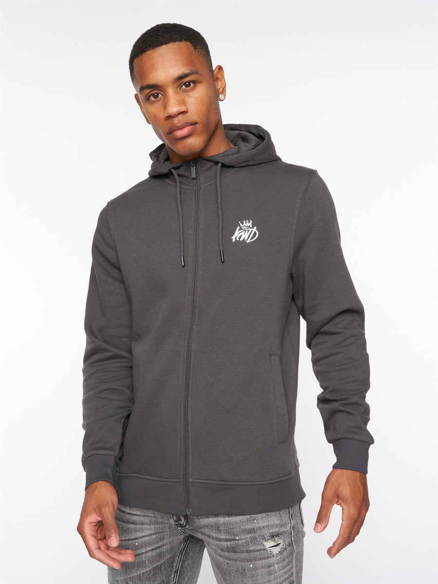 Coby Zip Thru Hoody Asphalt