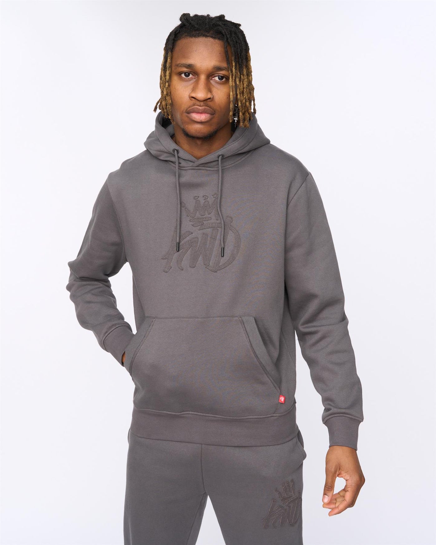 Mens Tonally Hoodie Asphalt