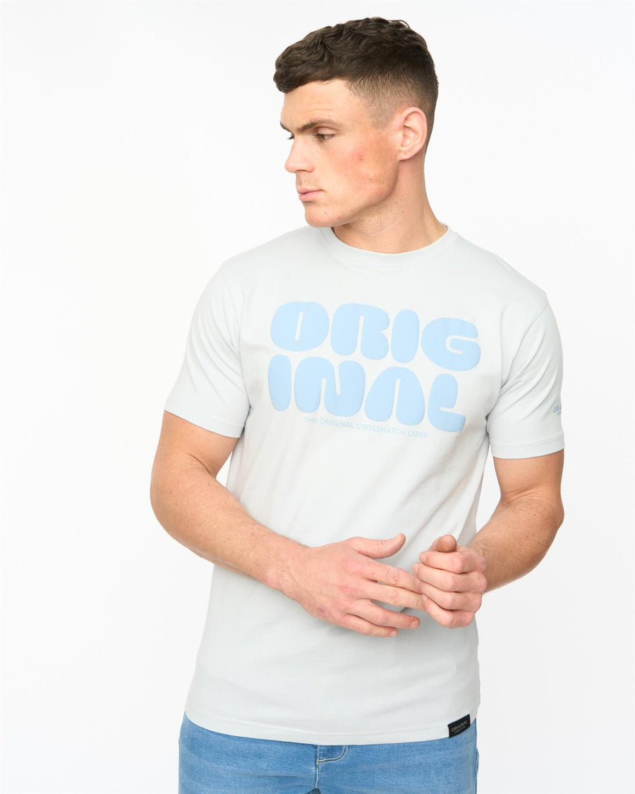 Mens Transflate T-Shirt Light Blue